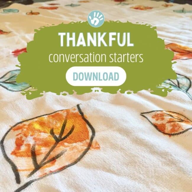 Thankful Dinner Conversation Starters Free Download