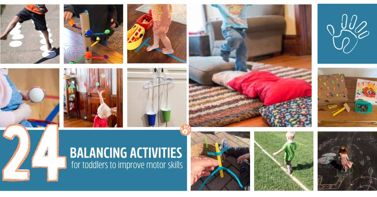 24 Balancing Activities for Toddlers to Improve Motor Skills - Hands On As  We Grow®