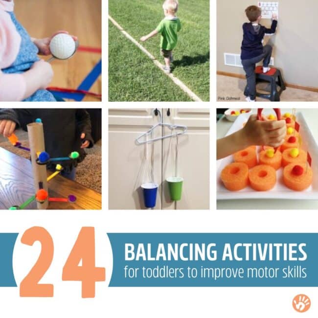 🌟 Discover fine motor balance activities for toddlers in our latest article. Plus gross motor balance challenges too! Challenge your little ones with new skills! 💪 #Parenting #ToddlerLife