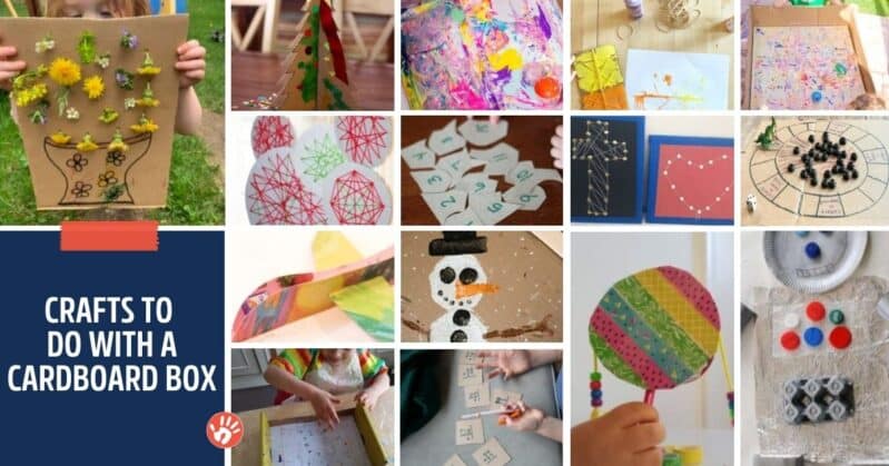 Lots of craft to make with cardboard boxes