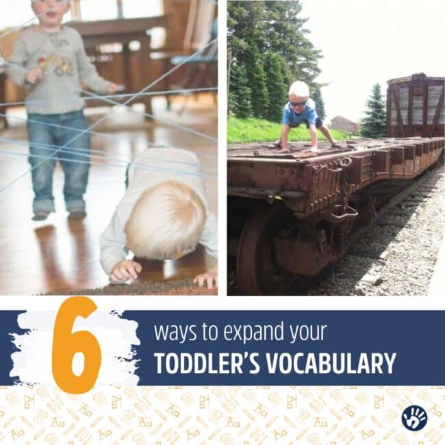 Building vocabulary in toddlers can be fun and simple through exposure in play time and activities. Here are simple tips to help toddlers learn new words.