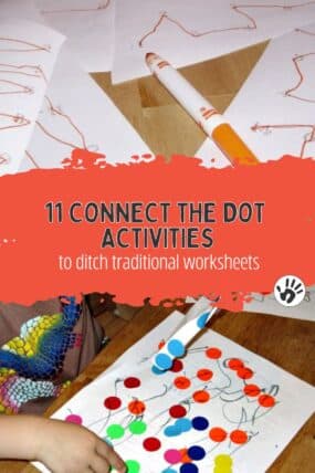 11 not-so-traditional ways to do Connect the Dots activities with the kids