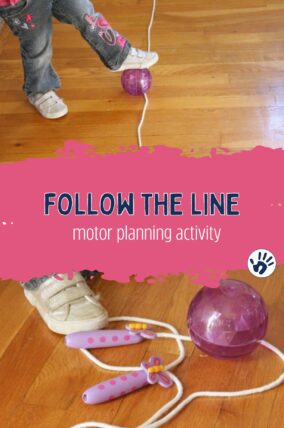 follow the line motor planning activity