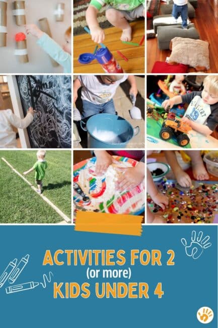 Activities to do with 2 kids (or more) that are all under 4 years old