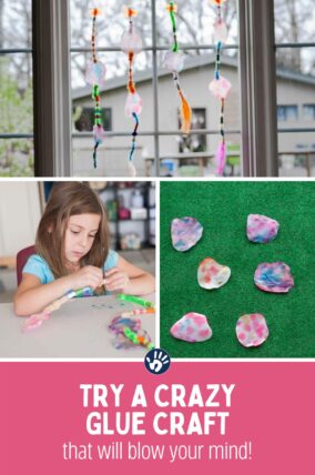 Try this crazy fun glue craft kids will love.