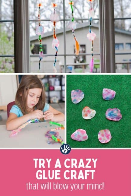 Try this crazy fun glue craft kids will love.
