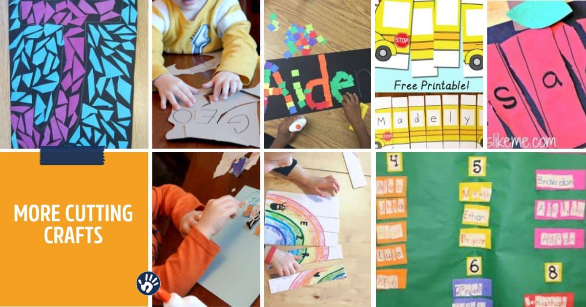 24 Back to School Crafts for Preschoolers + Scissor Skills