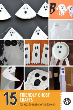 15 friendly ghost crafts for kids to make