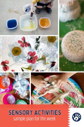 A week of simple sensory motor activities to do with the kids!