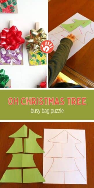 Puzzle de sac occupé Oh Christmas Tree