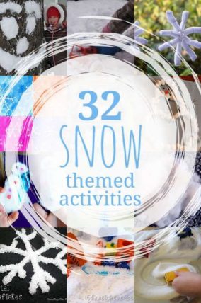 32 snow theme activities for kids to do in the winter