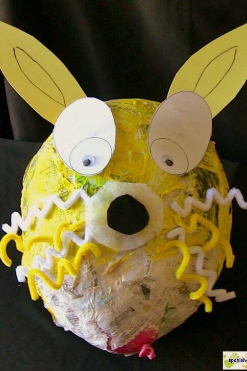 Bunny Easter Craft from Paper Mache