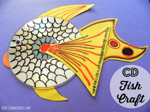 CD Fish Craft from Krafts and Kiddos