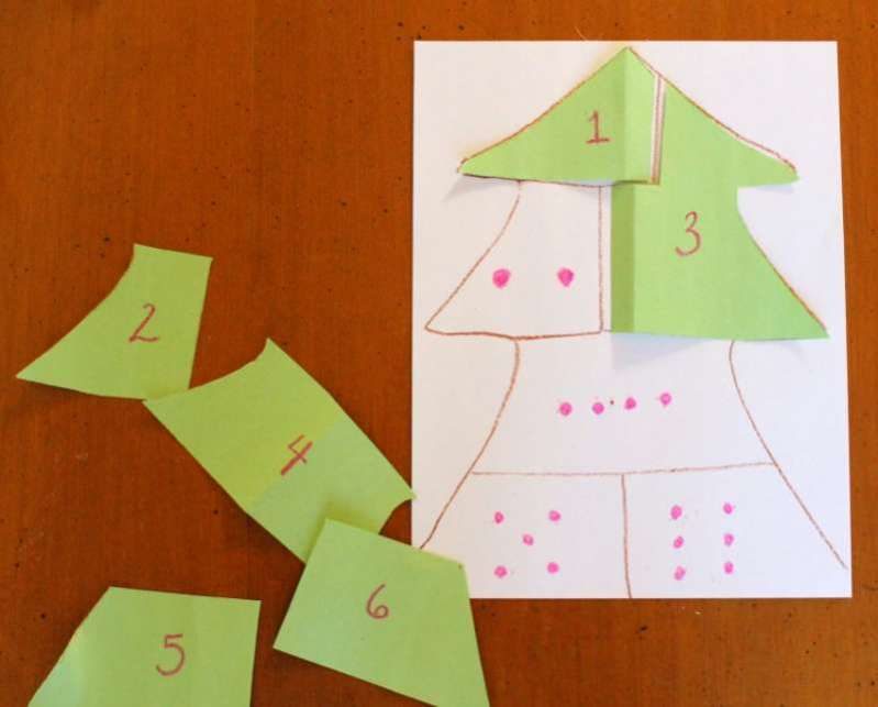 Adorable preschool Christmas activitiy for kids