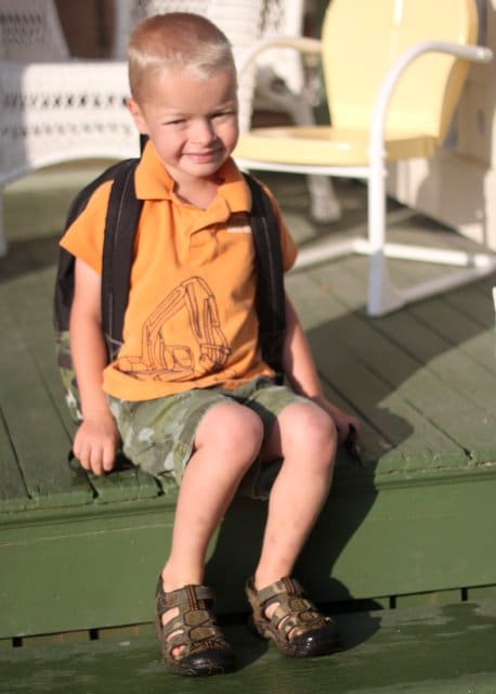 First Day of 4 year old Preschool