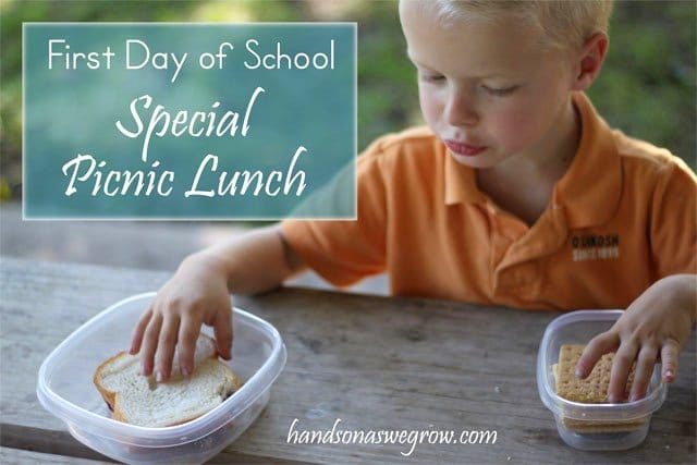 Back to School Picnic Lunch