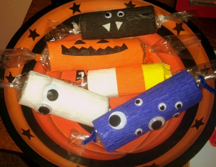 Spooky Treat Holders/Candy Bags Halloween Craft for Kids