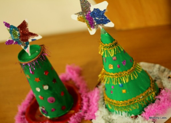 Upcycled Christmas Tree Decorations - 10 homemade Christmas decorations for kids to make