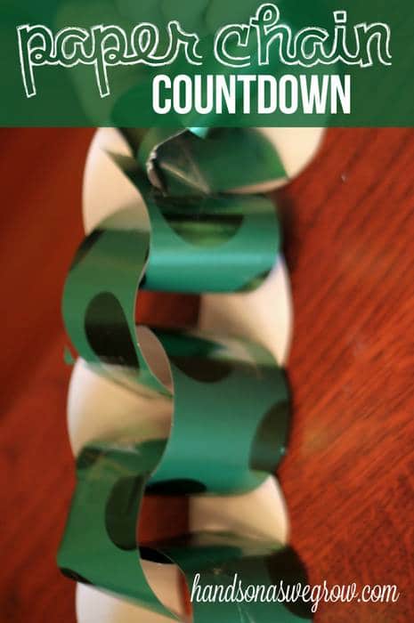 Paper Chain Countdown to Christmas