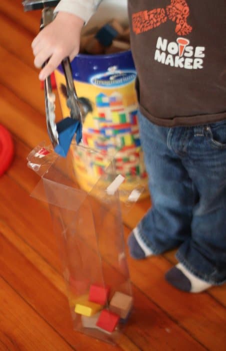 Fine Motor Block Activity for Toddlers