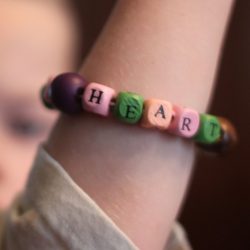 Letter bead bracelet