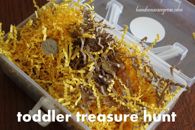 Toddler Sensory Treasure Hunt
