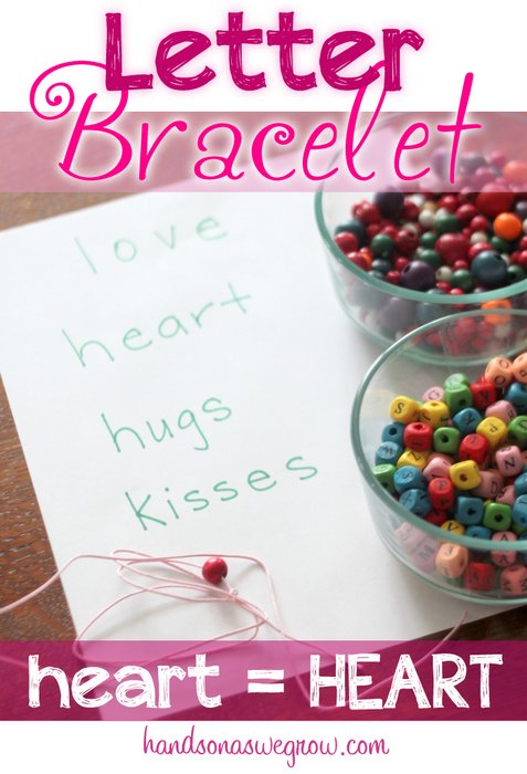 Match Upper and Lowercase Letters to Make a Bracelet