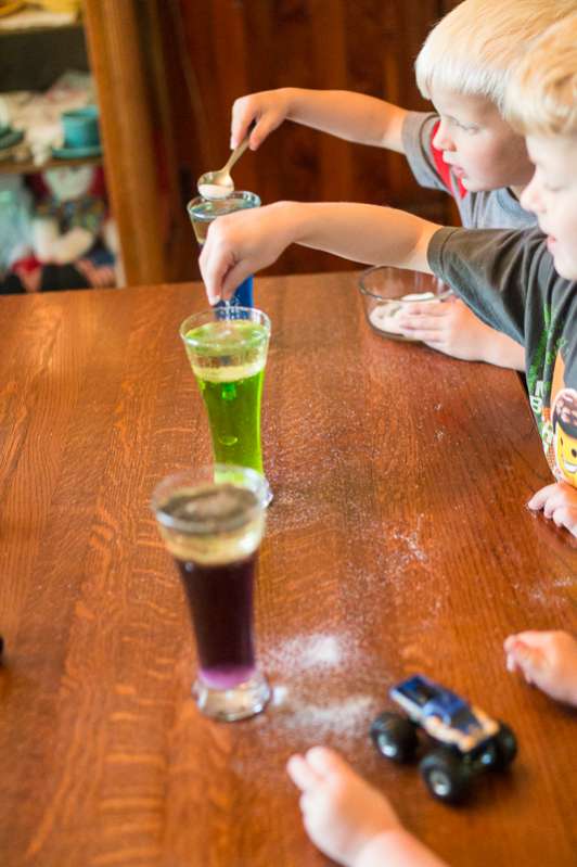 All the kids loved learning how to make a lava lamp without Alka Seltzer