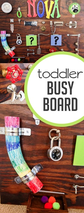 What to include and how to make a toddler busy board