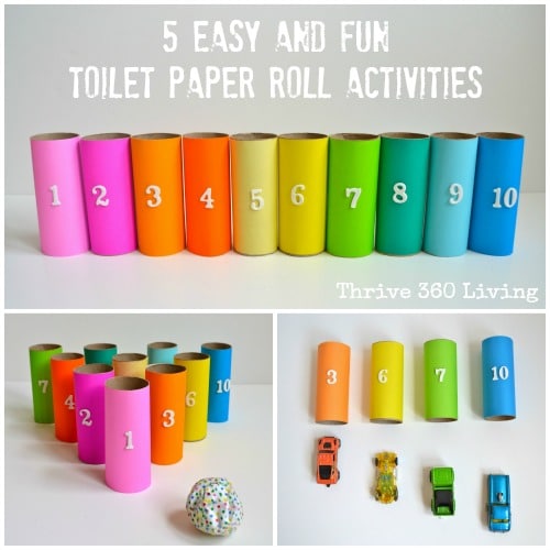 5 Easy and Fun Toilet Paper Roll Activities from Color Made Happy