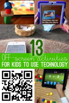 13 activities for kids using technology, but in an off-screen way!
