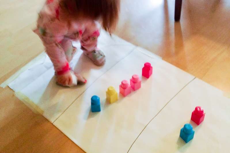 Example of how to adapt a hard maze activity to work with your toddler
