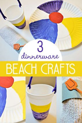 Beach Ball And Summer Dinnerware Crafts Easy For Kids To Make