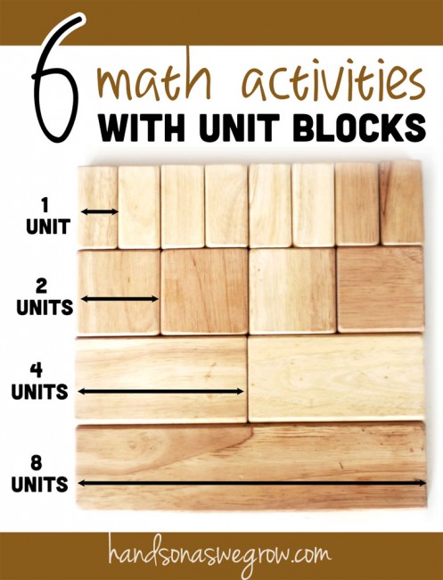 6 Math Activities for Kids Using School Unit Blocks