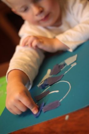 Make a color collage for learning colors