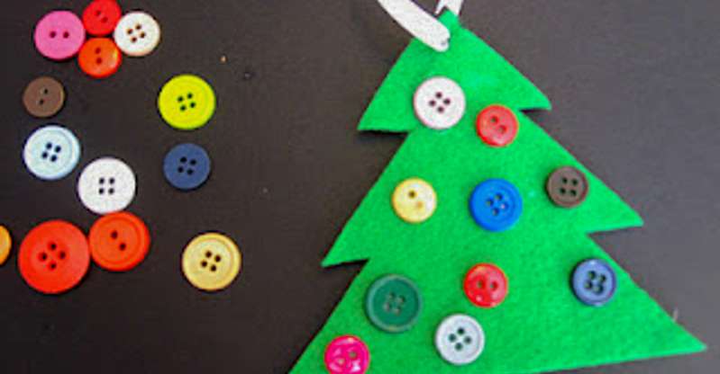 Button Christmas Ornaments - Easy and Fun - Girl, Just DIY!
