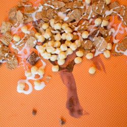 Fall Tree Craft with Cereal