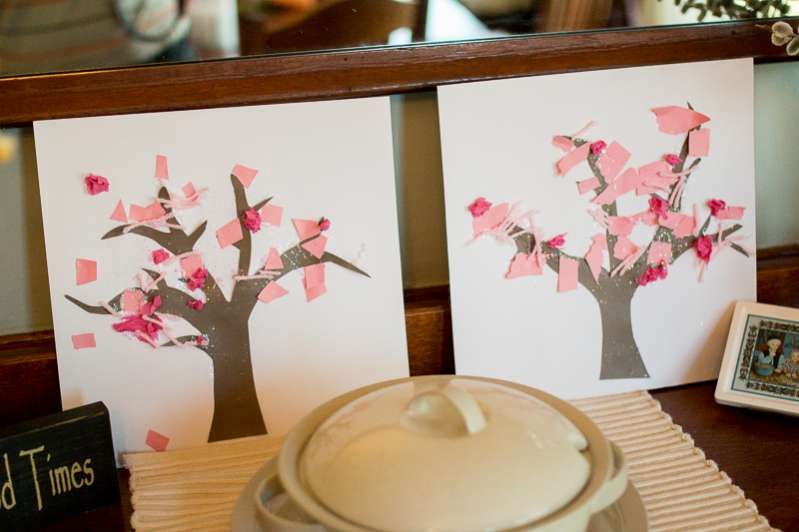 Easy Spring trees for toddlers to make