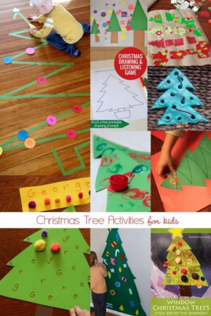 Christmas tree activities for kids to do