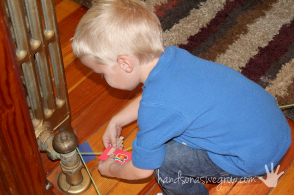 Find letters along the way indoor scavenger hunt for kids