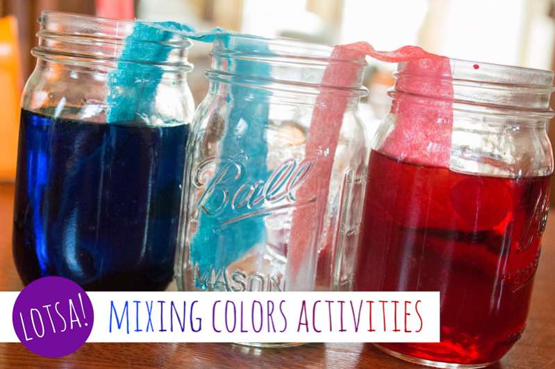 Lotsa Mixing Colors Activities for Preschoolers