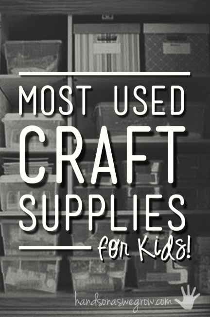 Craft Supply List for Kids