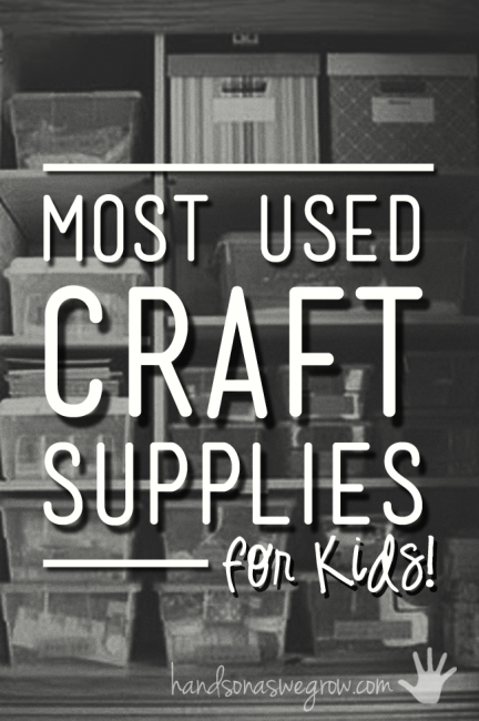 My Favorite Kids Craft Supplies (+ What's In Our Craft Closet!) - Studio DIY