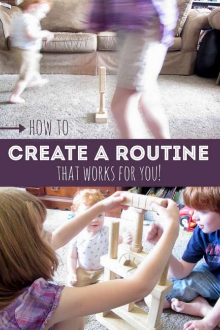 How to make a routine that works for you and your family - and creates time for you to take care of yourself too