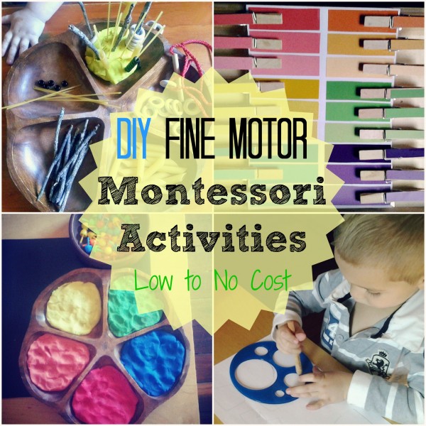 Diy Montessori Fine Motor Activities