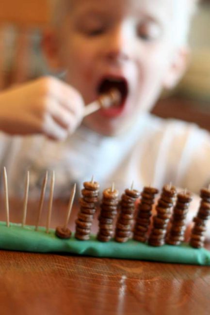 Younger kids that can't do skip counting can use it as an activity for fine motor skills