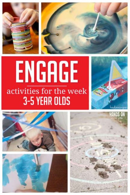 A week of simple activities to do with preschoolers