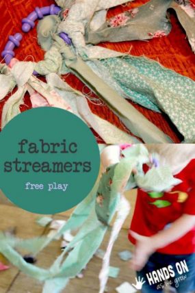 Fabric streamers free play!