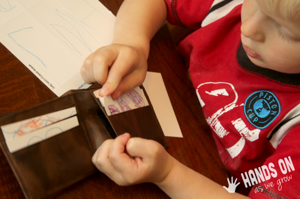 A "creative" wallet for a Father's Day gifts from kids.