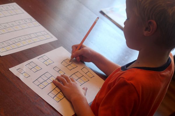 Decipher a simple secret code for kids learning to read